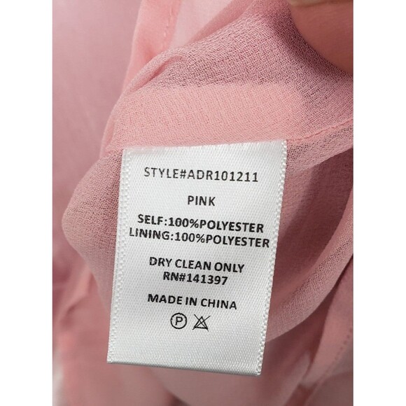 ASTR The Label Babydoll Dress M Blush Pink Shimmer Cutecore Girlhood Regencycore - Picture 7 of 7